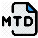 Arquivo mtd  Ícone