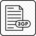 Arquivo Multimidia Gpp Arquivo Tipo De Arquivo Ícone