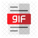 Arquivo Gif Arquivo Documento Ícone