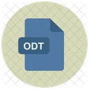 Odt Arquivo Extensao Ícone