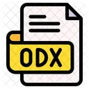 Odx Tipo De Arquivo Formato De Arquivo Ícone