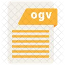 Ogv Arquivo Formato Ícone