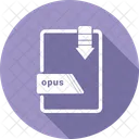 Opus Arquivo Formato Icon
