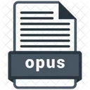Opus Arquivo Formatos Icon
