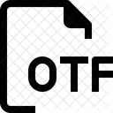 Otf Arquivo Documento Ícone