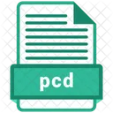 Pcd Arquivo Formatos Ícone