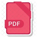 PDF Arquivo Formato Ícone