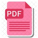 PDF Arquivo Formato Ícone