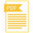 PDF Arquivo Formato Ícone