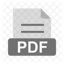 PDF Arquivo Extensao Ícone