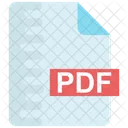 PDF Arquivo Formato Ícone