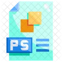 Arquivo Photoshop Ps Psd Ícone