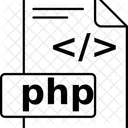 Arquivo php  Ícone