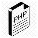 Arquivo Php Documento Extensao Icon