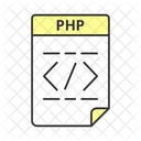 Arquivo Php Computador Tipo Icon