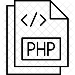 Arquivo php  Ícone