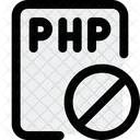 Arquivo Php Banido Ícone