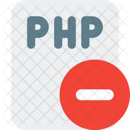 Arquivo php menos  Ícone