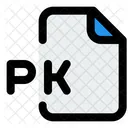 Arquivo pk  Ícone