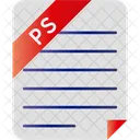 Arquivo postscript  Icon