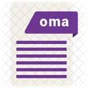 Oma Formato Documento Ícone