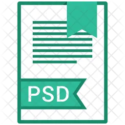 Arquivo psd  Ícone