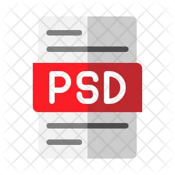 Arquivo psd  Ícone