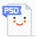 Arquivo Psd Psd Documento Ícone