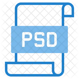 Arquivo psd  Ícone