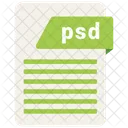 PSD Formato Arquivo Ícone