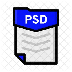 Arquivo psd  Ícone