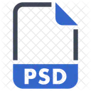 Psd Documento Arquivo Ícone