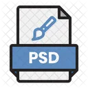 Arquivo psd  Ícone