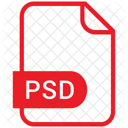 Arquivo psd  Ícone