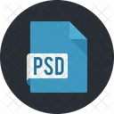 Psd Arquivo Photoshop Ícone