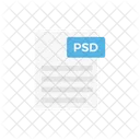 Psd Arquivo Formato Ícone