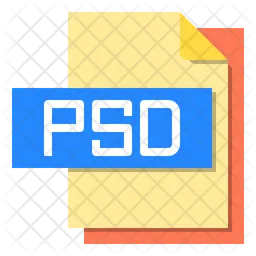 Arquivo psd  Ícone