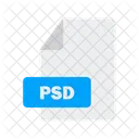 Psd Arquivo Formato Ícone