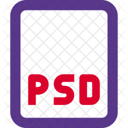 Arquivo psd  Ícone