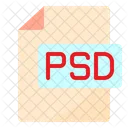 Arquivo psd  Icon