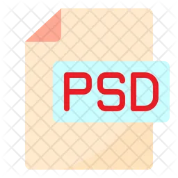 Arquivo psd  Ícone