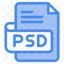 Psd Documento Arquivo Ícone