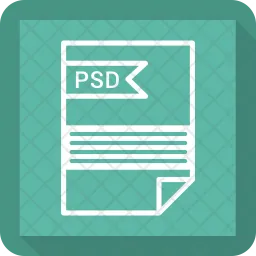 Arquivo psd  Ícone