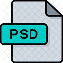 Arquivo psd  Ícone