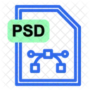 Arquivo Psd Formato De Arquivo Psd Ícone