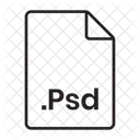 Arquivo Psd Formato Psd Extensao Psd Ícone