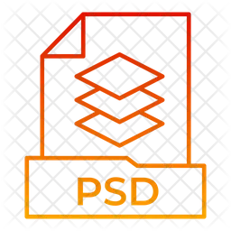 Arquivo psd  Ícone