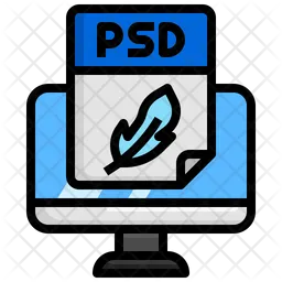 Arquivo psd  Ícone