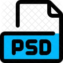 Arquivo psd  Ícone