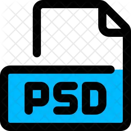 Arquivo psd  Ícone